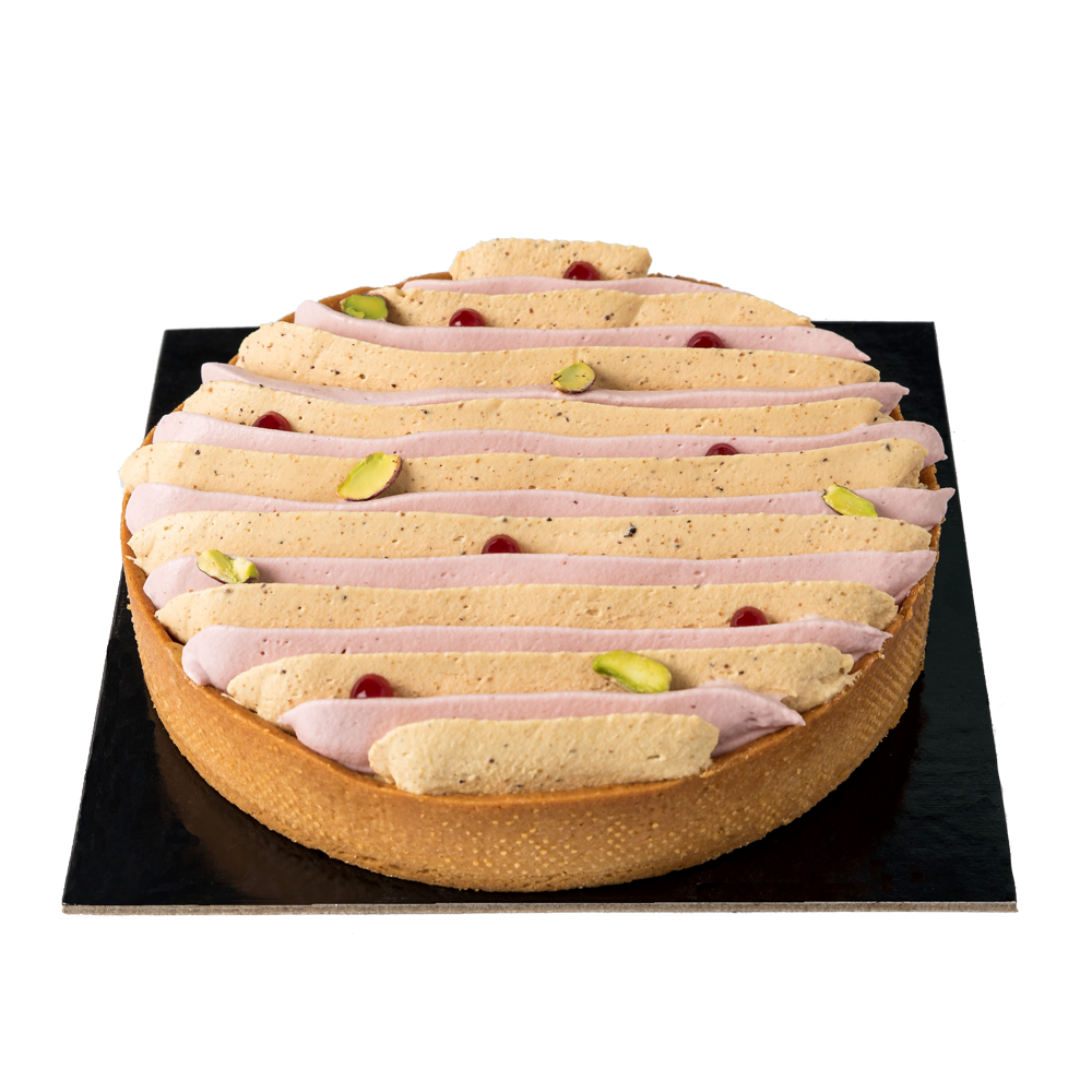 Tarta_fystiki_aiginis_vatomouro_Tarte_pistachio_berry_OIKOGENEIAKO_Verokio.gr